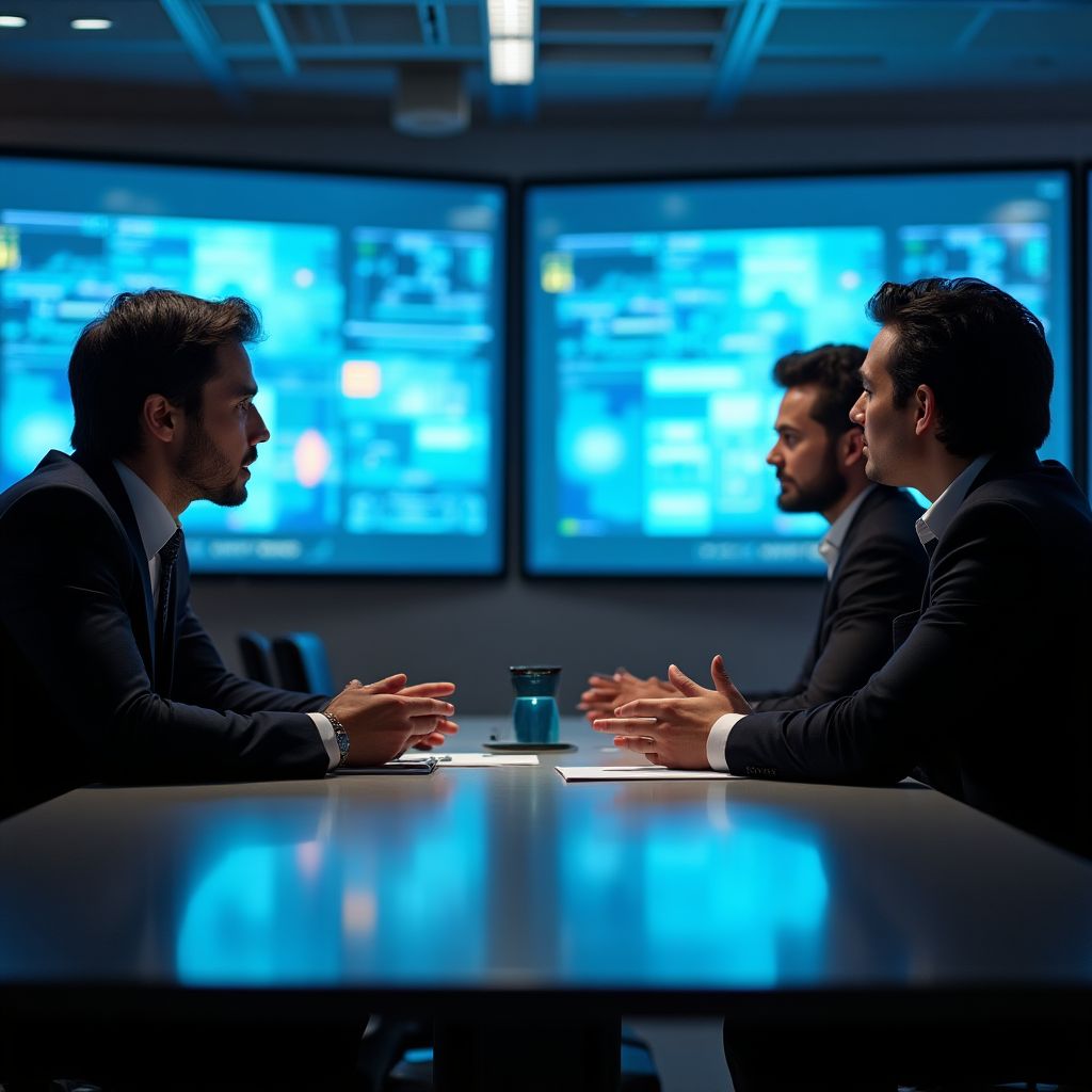 Fundadores de Bosporanwus en los inicios de la empresa