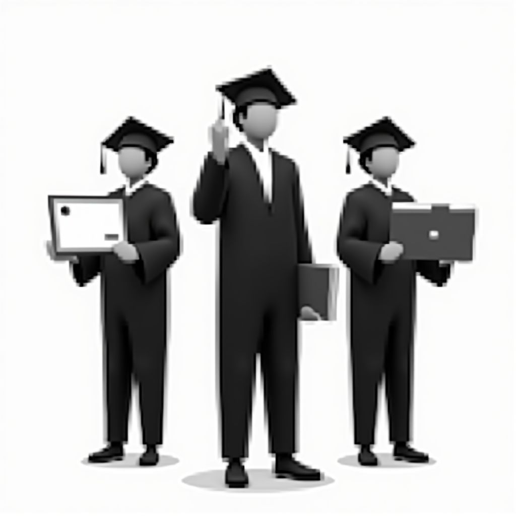 Ícono de estudiantes graduados